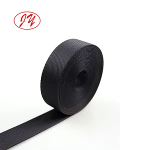 High quality black nylon webbing strap for belts