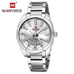 <span class=keywords><strong>NAVIFORCE</strong></span> <span class=keywords><strong>9038</strong></span> reloj de marca de lujo reloj de cuarzo impermeable relojes deportivos de acero completo negro relogio masculino - Product Image 2