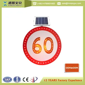 도매 항목 중국 패널 트래픽 기호 태양 속도 제한 기호
