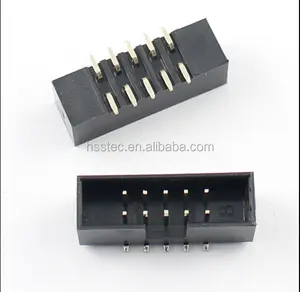 2ミリメートル2.0ミリメートルPitch 2 × 5 10 Pin SMT SMD Male Shrouded Box Header IDC Connector
