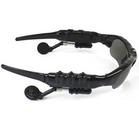 Lunettes de Soleil sans Fil Bluetooth Sport avec Écouteurs et Microphone Mains Libres pour le Cyclisme et les Activités de Plein Air