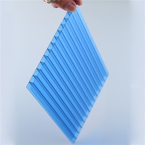 Hollow roofing <strong>polycarbonate</strong> <strong>sheet</strong> <strong>cheap</strong> transparent skylight for Agricultural Greenhouse