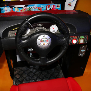 Chenshou 32 "LCD 1 reproductor moneda <span class=keywords><strong>comercial</strong></span> operado coche de carreras juego de la máquina simulador de conducción - Product Image 5