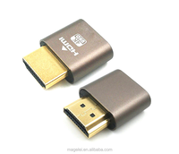 Adaptateur d'affichage factice HDMI/ DDC/ EDID, émulateur d'affichage fantôme sans tête