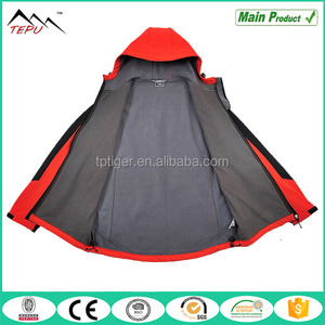 2025 New Hooded Wind 3-Layer Coat <strong>Waterproof</strong> Men <strong>Red</strong> Softshell <strong>Jacket</strong> - Product Image 2