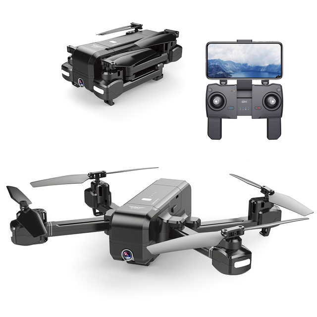SJRC Z5 1080P Camera Drone with Wifi FPV GPS Auto Return Foldable RC Quadcopter Drone