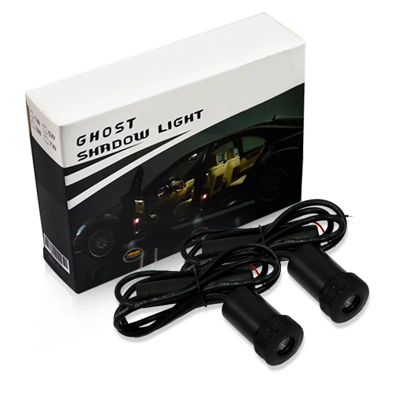 Tcart auto shadow light Generation 4 5W chip 3D Customizing Led Car Door Logo Projector Laser Light welcome lamp