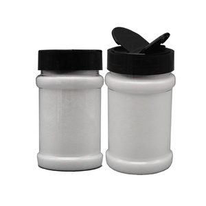 Fabrika stok toptan 10oz yuvarlak temizle baharat ambalaj PET plastik saklama kutusu biber tozu ve tuzluk kavanoz kapak çevirin - Product Image 3