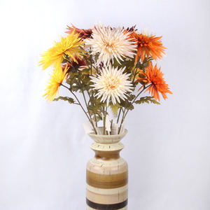 Arreglo Floral Decorativo Estilo Coreano, Flor de Margarita Africana de Seda, Gerbera Artificial Cepillada, <span class=keywords><strong>Ramo</strong></span> de Crisantemos - Product Image 5