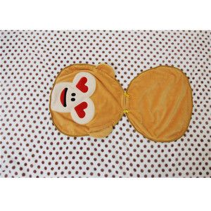 Bán buôn Khỉ Gối Biểu Tượng Cảm Xúc Sang Trọng Chăn cho Du Lịch - Product Image 5