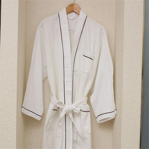 100% di Bambù <span class=keywords><strong>Tessuto</strong></span> di Cotone <span class=keywords><strong>Per</strong></span> La Western Paio Pigiama Set Accappatoio - Product Image 4