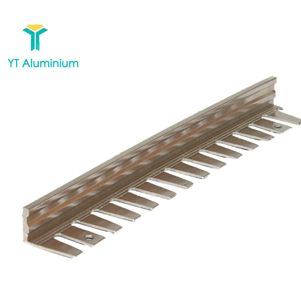 L Channel Bendable Tile Edge Protection Transition Profiles in Anodized Aluminum