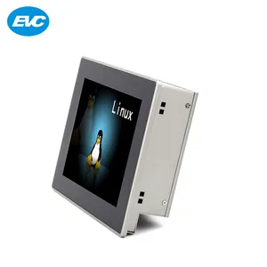 best price DC 9 to 24V industrial fanless HMI mini panel pc