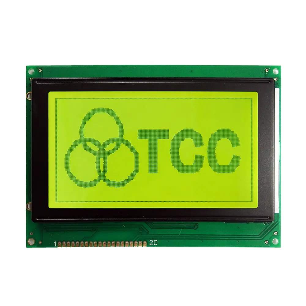 TCC LCD 240128 Tampilan Grafis Layar Modul 20-Pin LC7981 Controller Stn 240X128 Lcd dengan LED Backlight