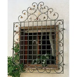 ornamental wrought iron windows grill grate shijiazhuang hebei factory