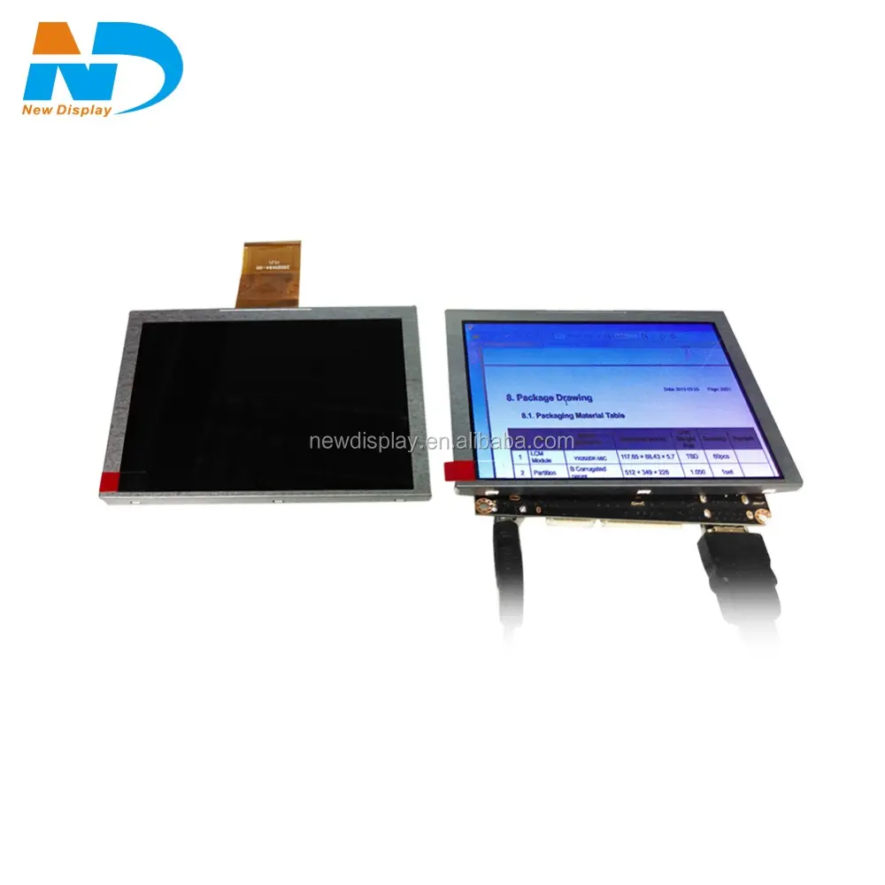 Modul LCD Monitor Layar Lcd Tft 5 "Persegi 640X480