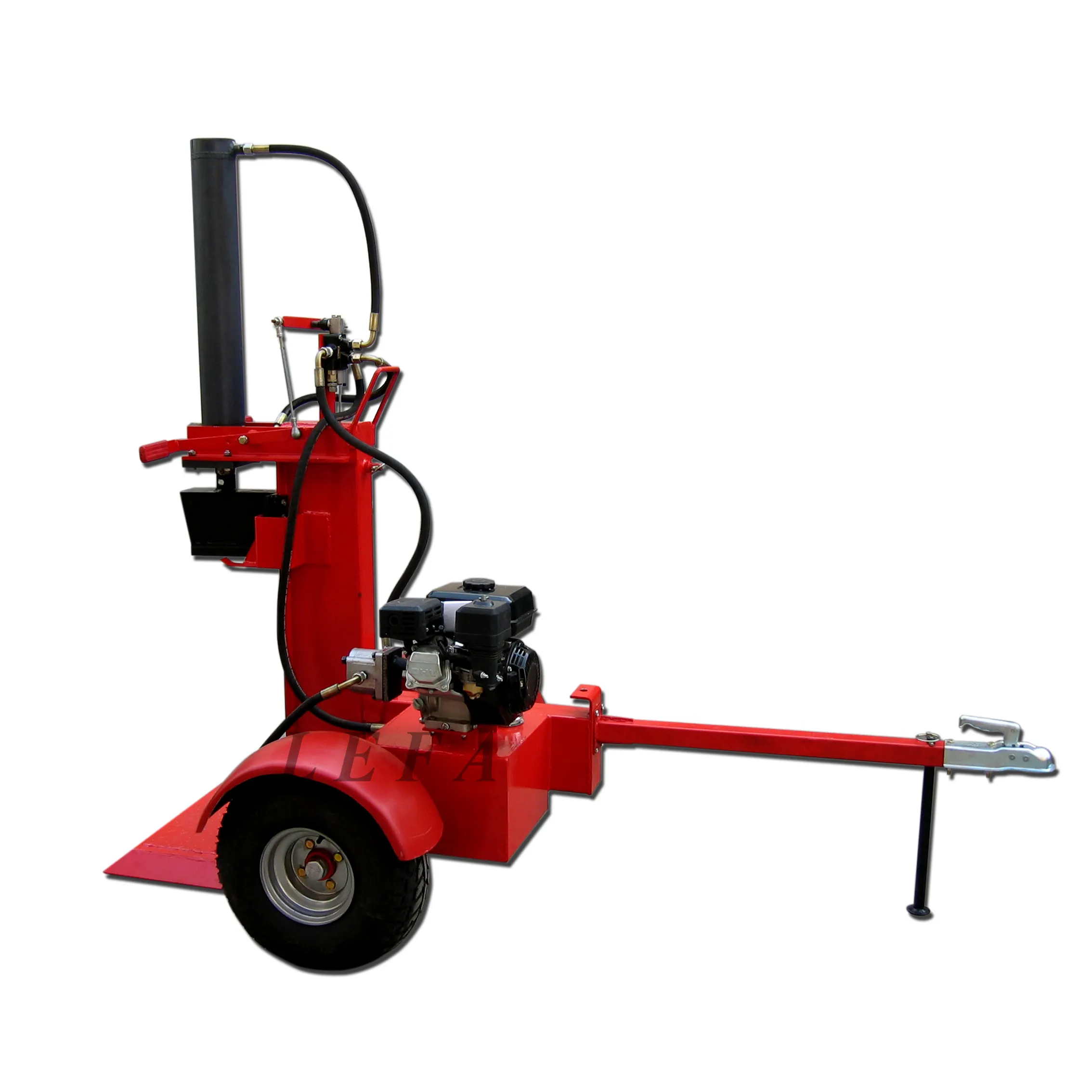 Diskon CE Splitter Traktor Pertanian Log Bensin Pto Pembagi Log Horizontal dengan Mesin Bensin