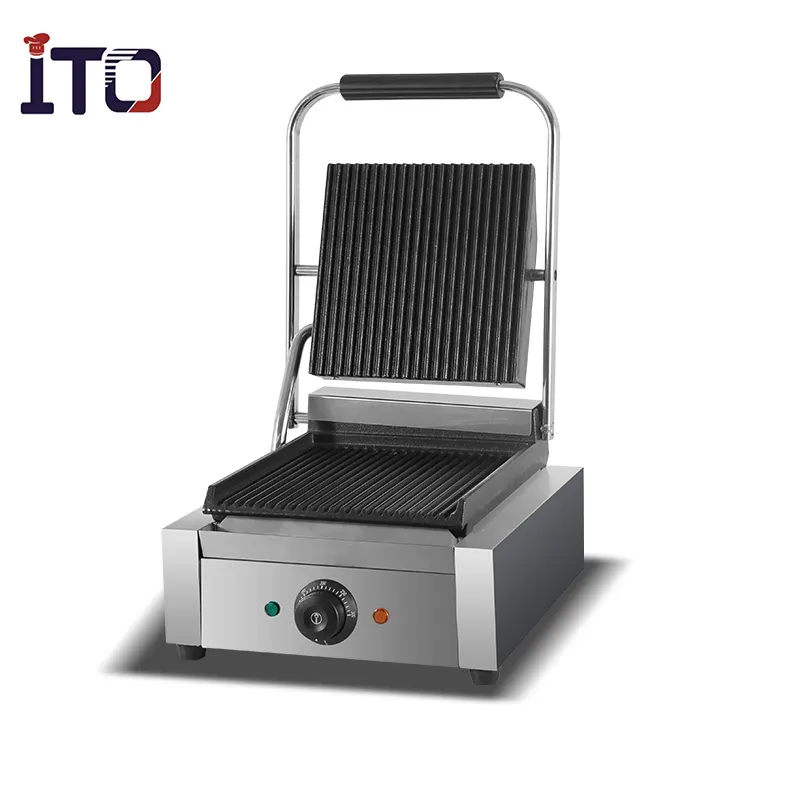 Hot Selling Press Electric Sandwich Maker Contact Grill Panini Grill With CE ASQ 811