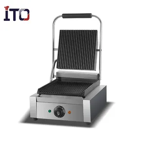 Plancha Eléctrica para Sándwiches, Parrilla de Contacto, Parrilla para Paninis con Certificación CE ASQ 811 - Product Image 1