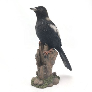 Amazon Venta caliente resina picapica al aire libre adornos urracas pájaro estatuas decoración de jardín - Product Image 1