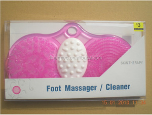 Doccia facile piede di massaggio pulitore scrubber pantofole - Product Image 4