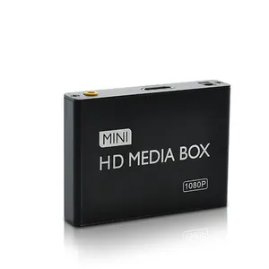 Latest Multi-idioma Mini 08H HD Media Player Suporte Auto-play Loops Full Download de Filmes HD 1080p