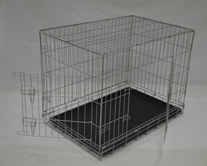 The dog dog's least wholesale commercial homemade folding Iron size medium China cage MHD003 - Product Image 1