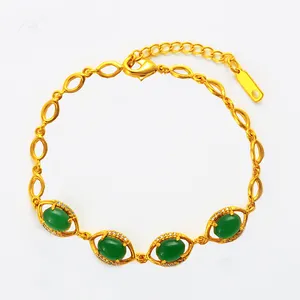 xuping fashion new design Malaysian jade bracelets for ladies