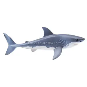 factory make 3d plastic shark Vinyl Toy, make your Custom design plastic toy shark