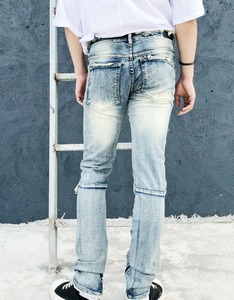 OEM Nouveau Style Déchiré Style Pent Stock Dropshipping hommes Jeans Pantalons - Product Image 5
