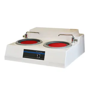 HST-máquina de pulido y pulido metalográfico, disco doble de escritorio