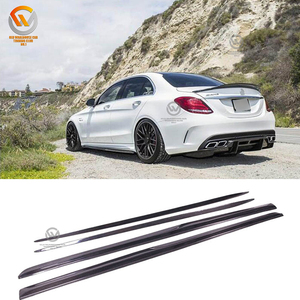 Splitter Laterale in Fibra di Carbonio Stile PSM per Classe C <span class=keywords><strong>W205</strong></span> C63 <span class=keywords><strong>AMG</strong></span> - Product Image 5