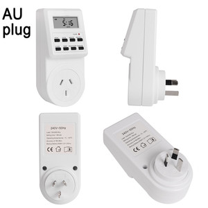 SUPOELE Brand EU UK US FR BR Plug <strong>Digital</strong> Weekly <strong>Programmable</strong> Electrical Wall Plug-in Power <strong>Socket</strong> <strong>Timer</strong> Switch 220V 110V AC - Product Image 6