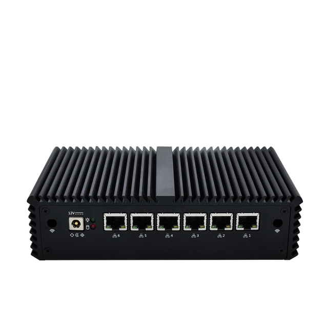 Mini PC 6 LAN Firewall Router Server Industrial Micro Pc Core I3 I5 I7 AES-NI Fanless Mini Computer