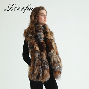 <span class=keywords><strong>Bon</strong></span> <span class=keywords><strong>Prix</strong></span> Haute Qualité Fourrure <span class=keywords><strong>Gilet</strong></span>, réels À <span class=keywords><strong>Long</strong></span> Renard Femmes De Fourrure <span class=keywords><strong>Gilet</strong></span> - Product Image 2