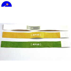 Pulseras de Papel Tyvek Dupont Desechables Personalizadas con Espacio para Código, para Eventos y <span class=keywords><strong>Entradas</strong></span> de Parques de Atracciones, Rollo de Pulseras de Tyvek - Product Image 1