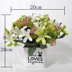 K-1045 di alta qualità di seta artificiale <span class=keywords><strong>daffodil</strong></span> fiori per la decorazione domestica - Product Image 2