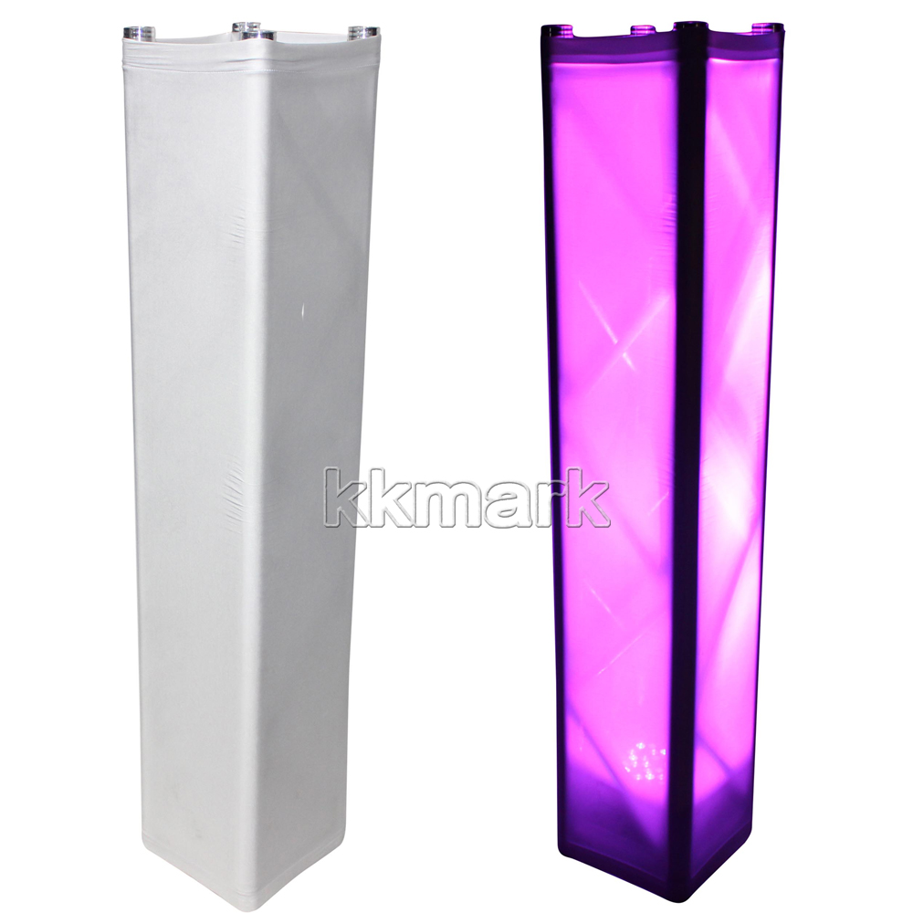 Белый 1,50 фута метра лайкра крышка гримба рукав для четырех сегментов фермы