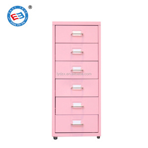 कमरे में रहने वाले <span class=keywords><strong>helmer</strong></span> स्टील काले भंडारण 6 दराज कैबिनेट के तहत डेस्क - Product Image 3