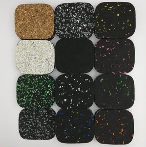 <span class=keywords><strong>Tapis</strong></span> de sol en caoutchouc blanc pour <span class=keywords><strong>CrossFit</strong></span> 1mx1mx30mm - Product Image 1