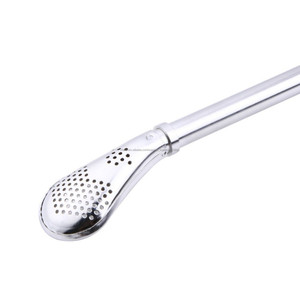 Paja de <span class=keywords><strong>Beber</strong></span> De Acero inoxidable Filtro Hecho A Mano Té de Yerba <span class=keywords><strong>mate</strong></span> Bombilla Calabaza Lavable Práctico Herramientas Té Esenci - Product Image 5