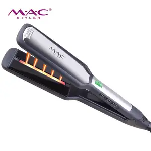 New Arrival LCD Infrared Intelligent Professional Salon Hair Straightener Collection Bag Anti-Static Nano Home Hair Straightener