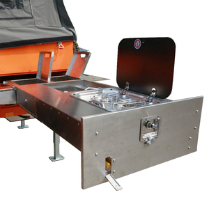 Pintura de alta calidad o polvo acabado Fold adelante Camper remolque o caravana para la venta - Product Image 5