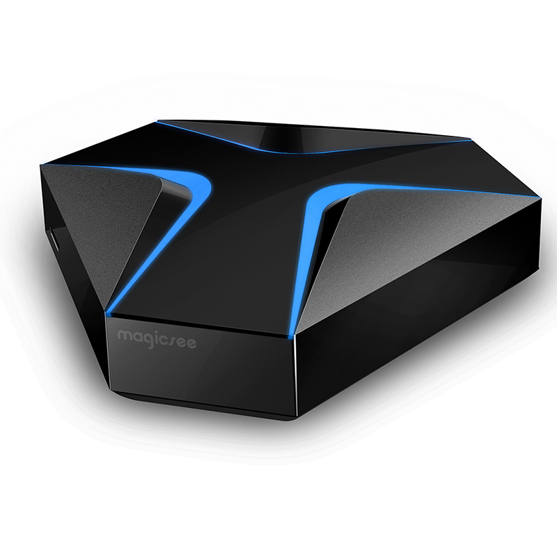 Amlogic S905 Android 7.1 TV box 2/3 GB RAM 16/32 GB ROM magicsee hierro Penta núcleo ARM Mali-450 TV caja