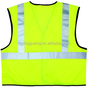 <span class=keywords><strong>Gilet</strong></span> de sécurité réfléchissant certifié ANSI en gros avec bandes argentées Scotchlite de 2 pouces pour les travaux de construction, les travaux routiers, la visibilité nocturne - Product Image 4