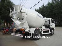 Camions mélangeurs à béton mini à tambour de ciment CLW neufs à 6 roues diesel 2 m3 3m3