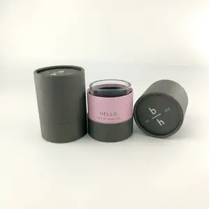 Luxury round candle box candle packing boxes