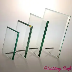 Aangepaste Hardware Glas Stand Plaque Voor Souvenir Awards