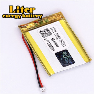 Plug 1.5-2 P 3.7 V 603448 1200 mah lipo battery Rechargeable solar li ion polymer lithium battery with PCM - Product Image 2