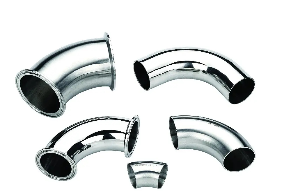 High quality manufacturer the stainless steel hygienic fittings for milk beverage sanitary equipments